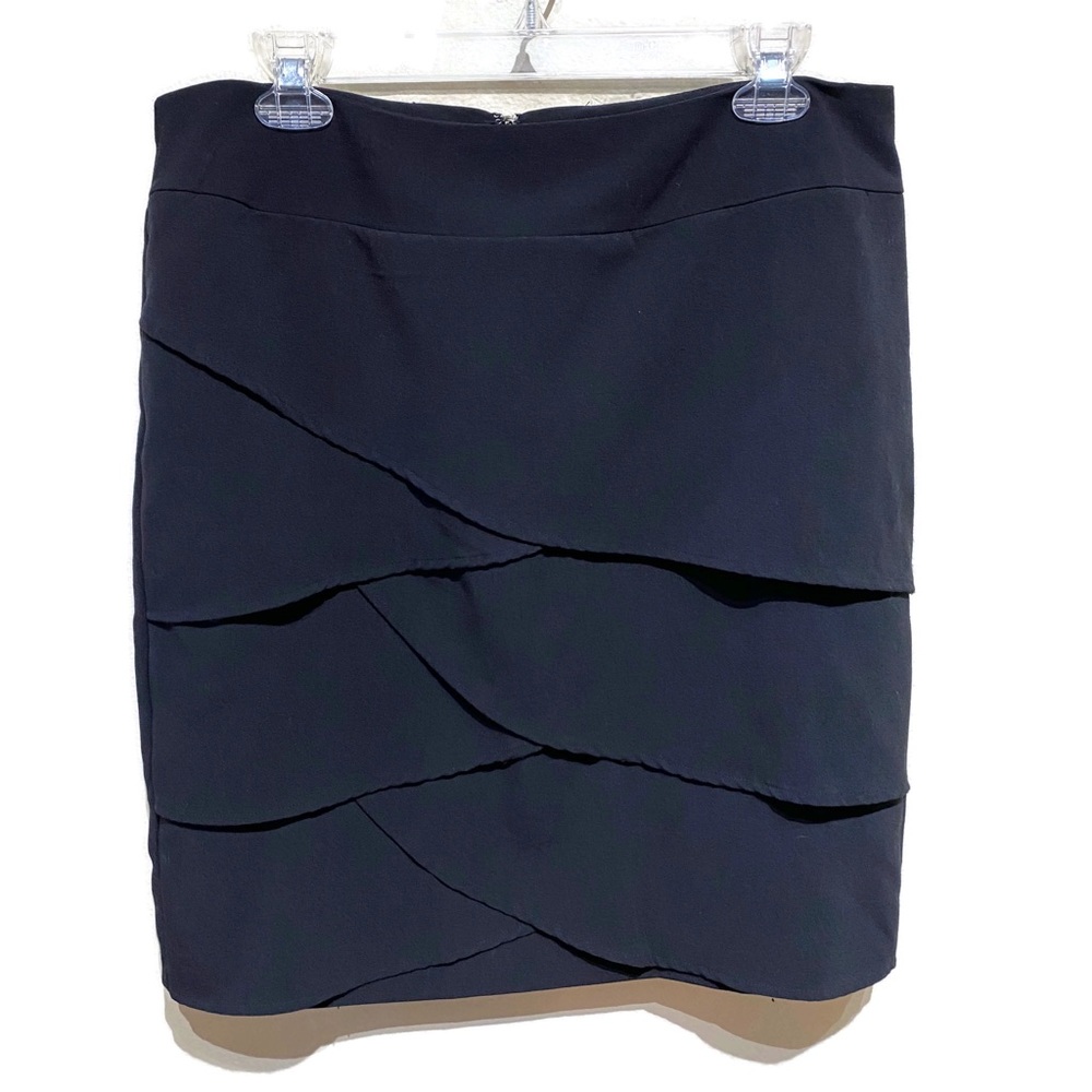 Black Tulip Tiered Skirt